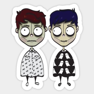 Spooky Dan and Phil Sticker